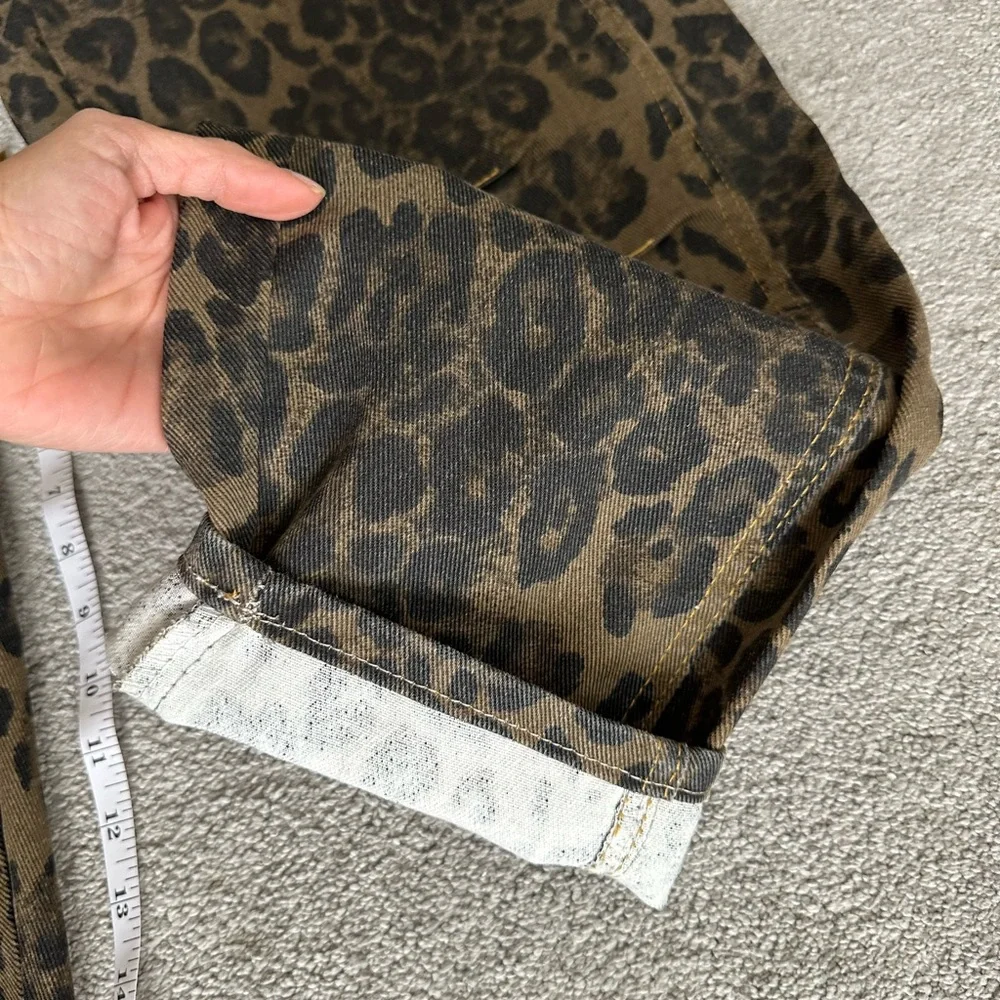 Leopard Print Jeans - Picture 8 of 8
